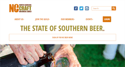 Desktop Screenshot of ncbeer.org