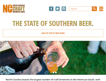 Tablet Screenshot of ncbeer.org
